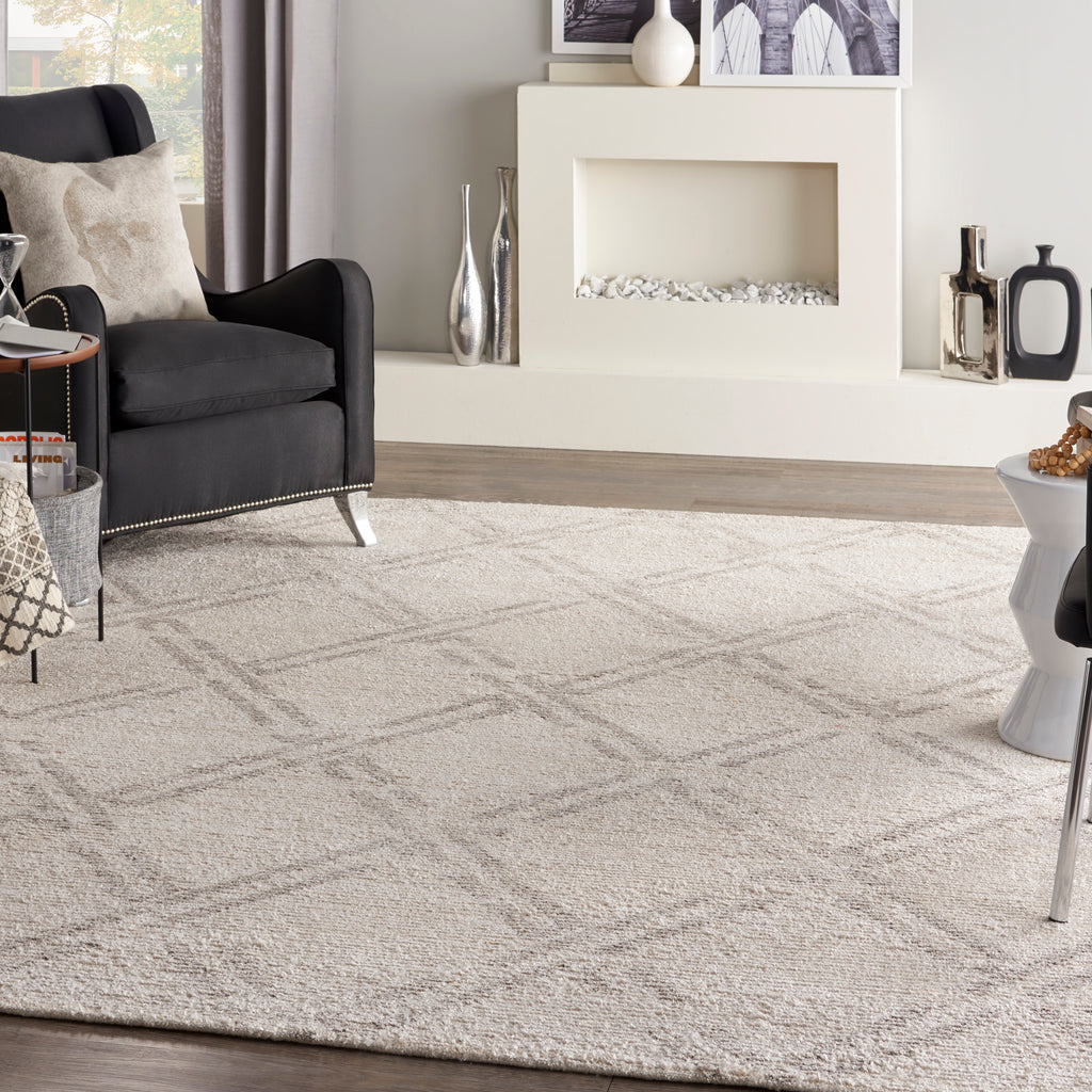 nourison venosa vsn01 ivory grey rug
