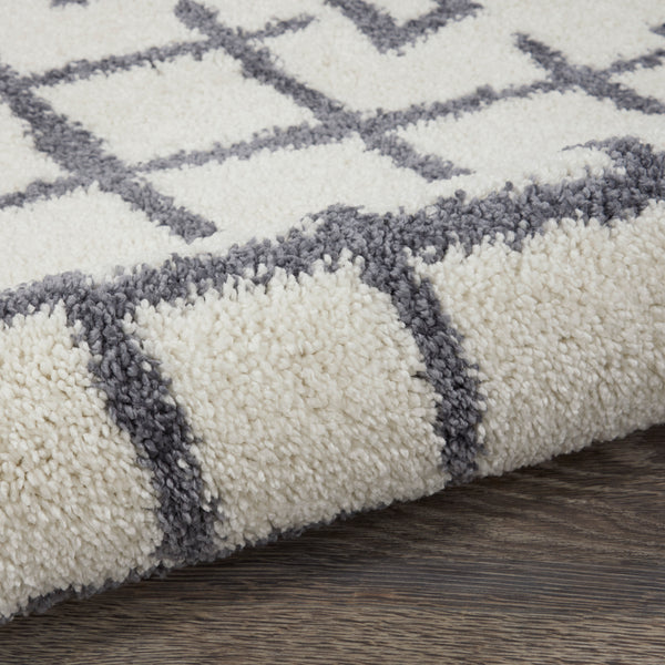 nourison moroccan shag mrs01 white rug