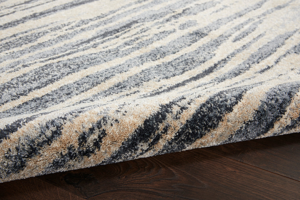 nourison moroccan celebration ki387 blue beige rug