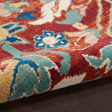 nourison parisa psa02 brick rug