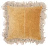 nourison sofia ge903 yellow pillow