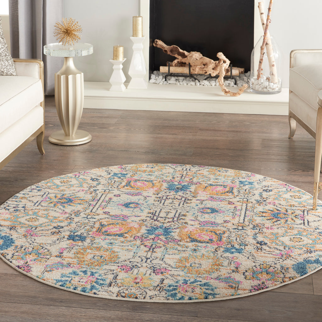 nourison passion psn01 ivory multi rug