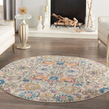 nourison passion psn01 ivory multi rug