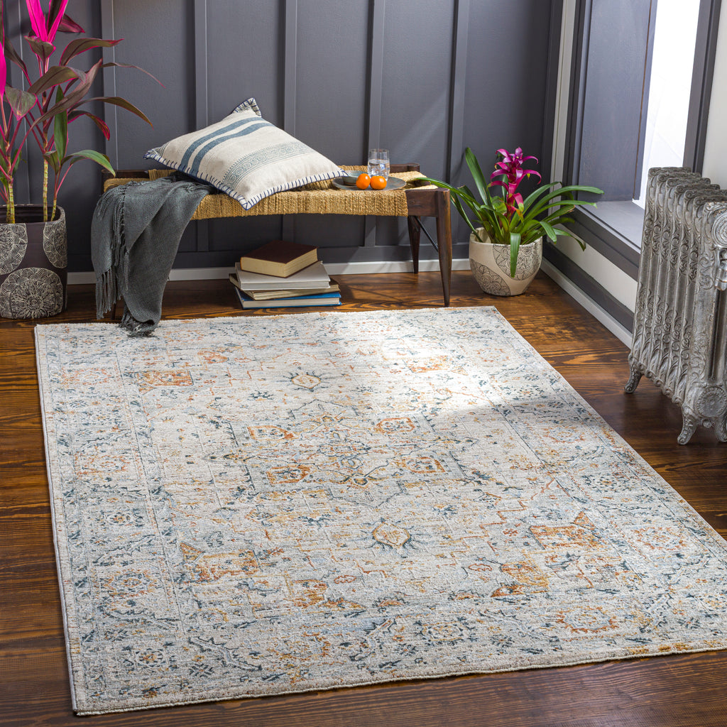 surya laila laa 2312 teal rug