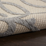 nourison cozumel czm04 cream grey rug
