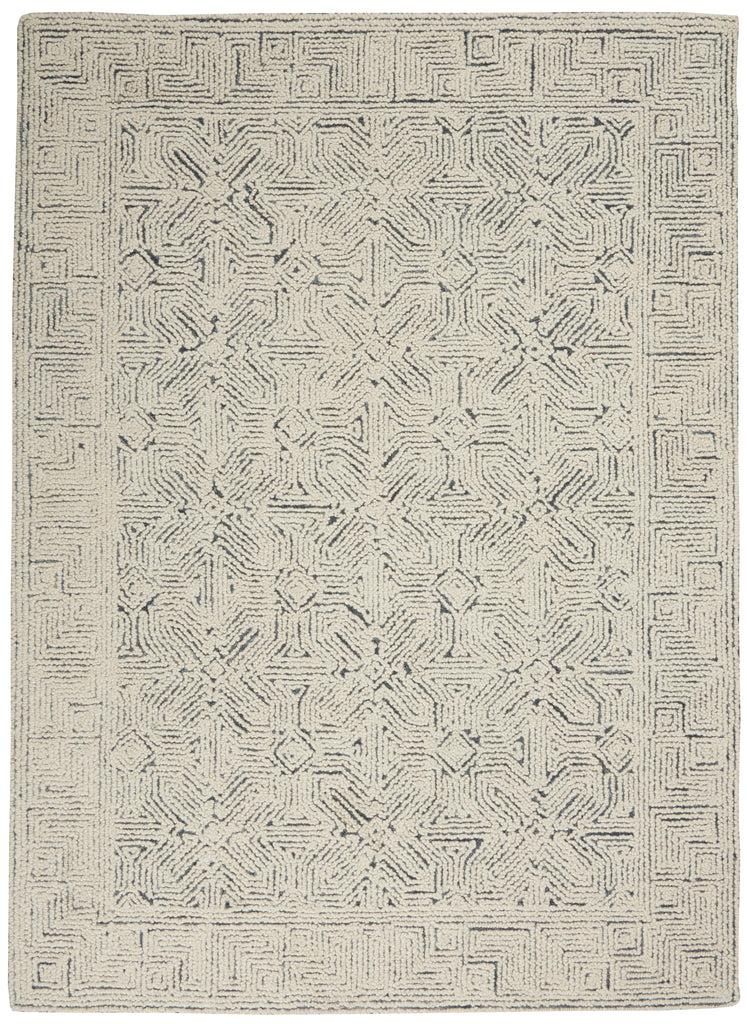 nourison colorado clr05 ivory navy rug