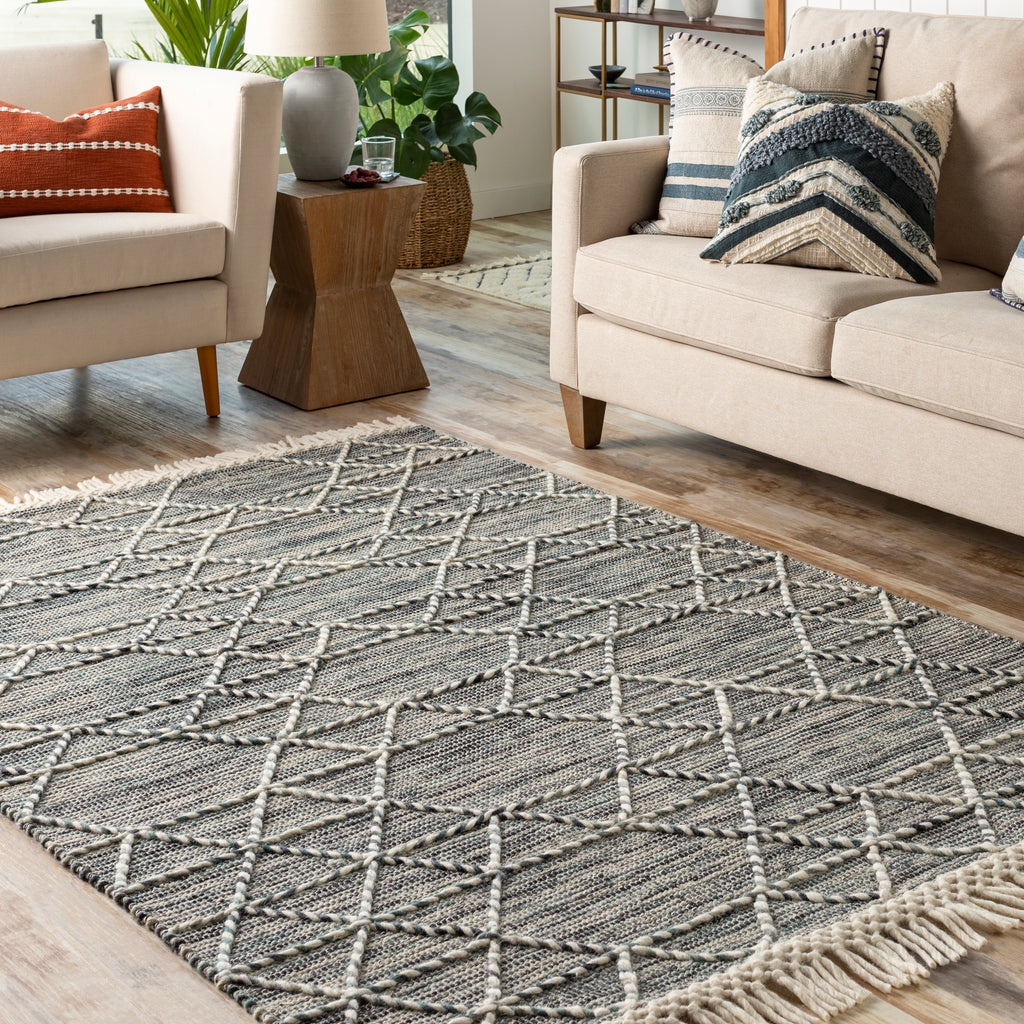 surya lucia lci 2300 charcoal rug