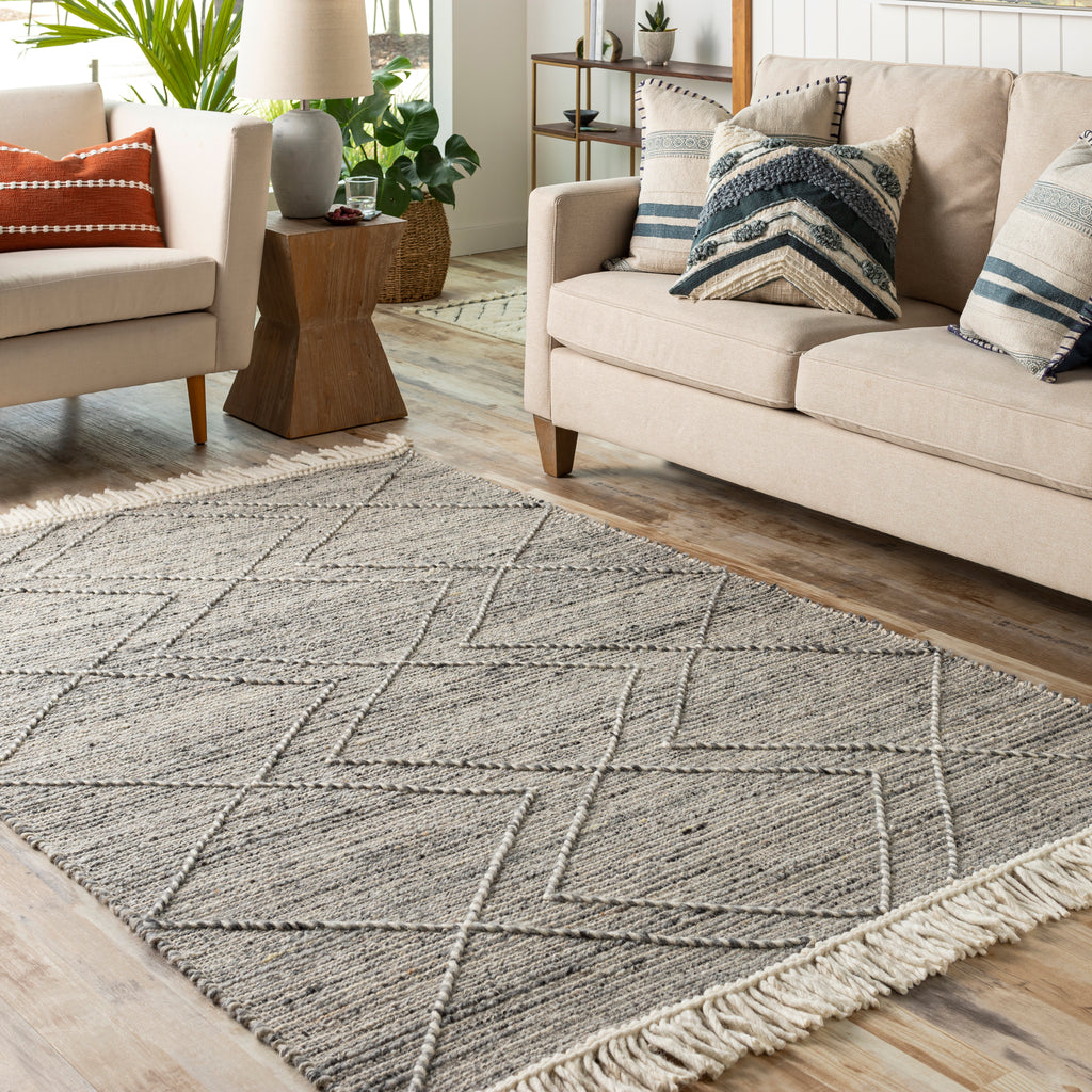 surya lucia lci 2303 charcoal rug