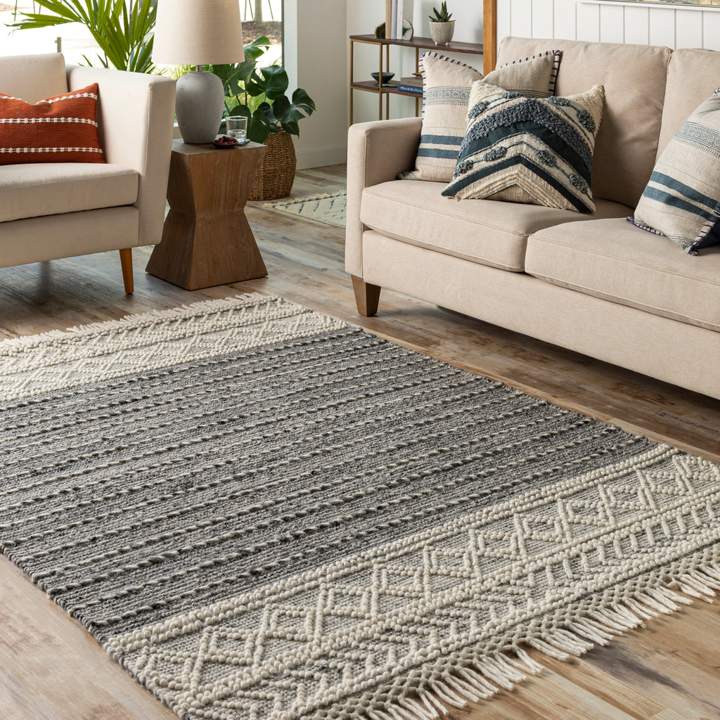surya lucia lci 2304 charcoal rug