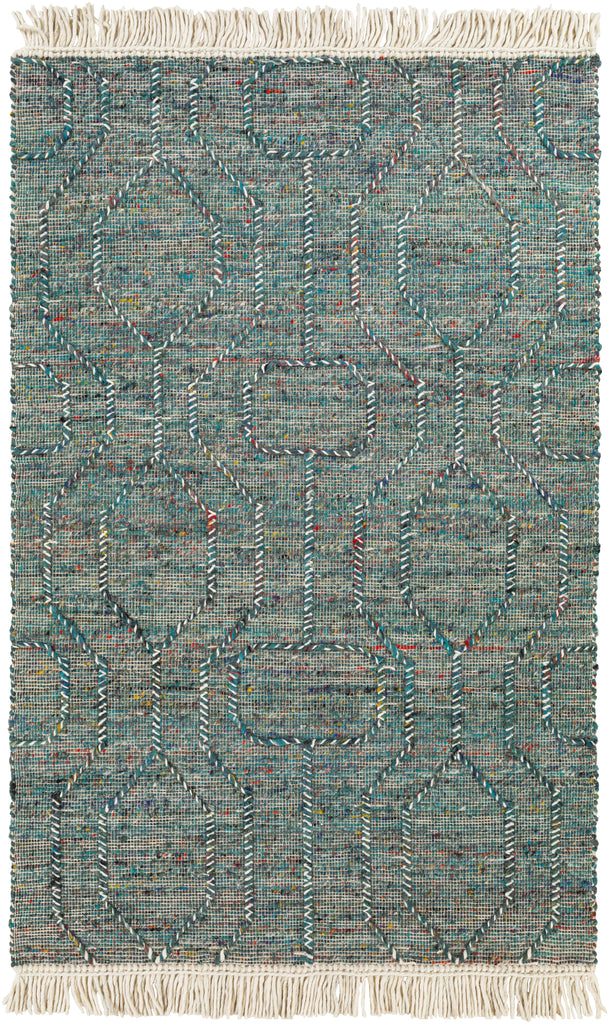 surya lucia lci 2306 deep teal rug