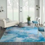 Nourison Clearance Le Reve LER02 Seafoam Rug