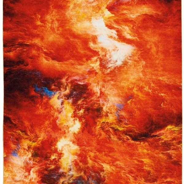 Nourison Clearance Le Reve LER05 Red Flame Rug