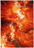 Nourison Clearance Le Reve LER05 Red Flame Rug