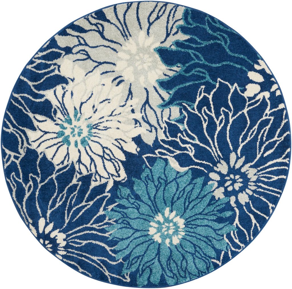 nourison passion psn17 navy ivory rug