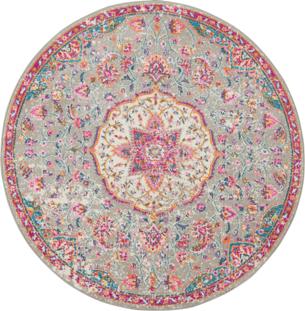 nourison passion psn22 grey multi rug