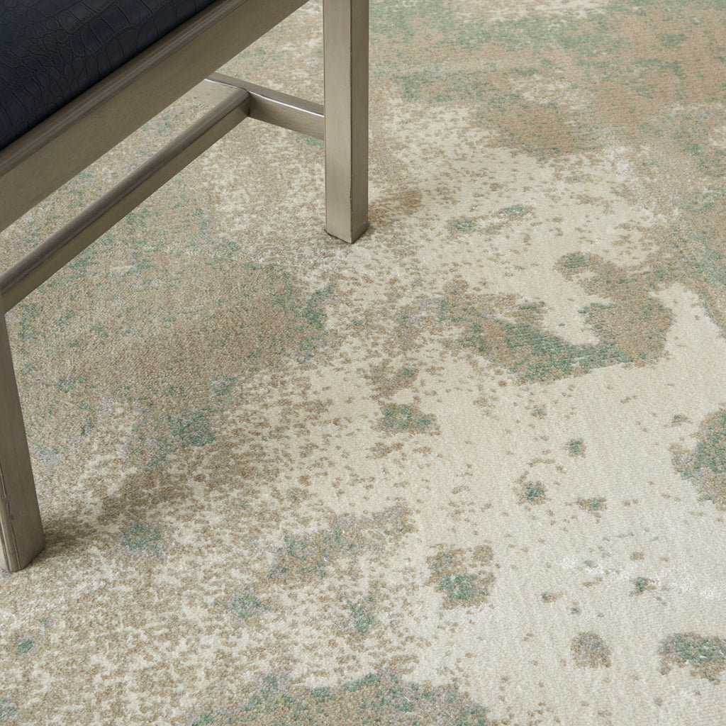 nourison twilight twi06 ivory green rug