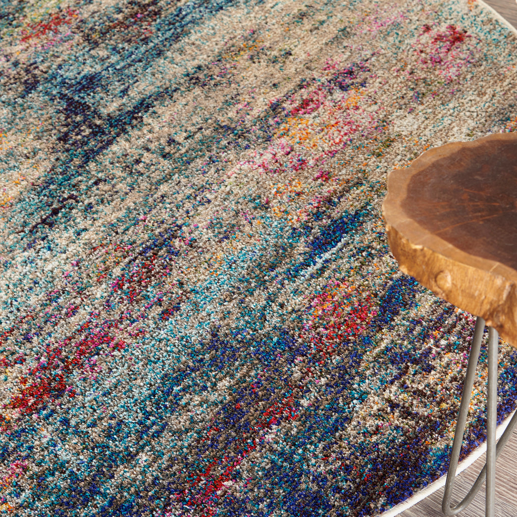 nourison celestial ces16 multicolor rug