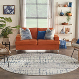 nourison twilight twi10 ivory navy rug