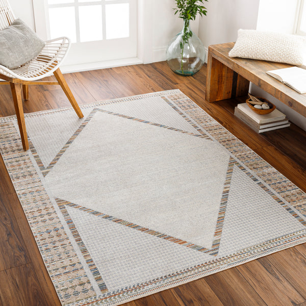 surya lillian lll 2312 light grey rug
