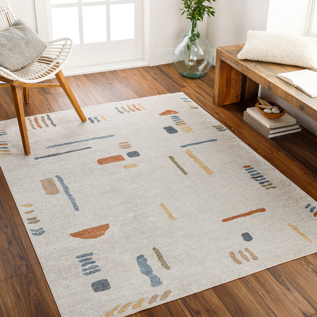 surya lillian lll 2313 light grey rug