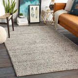 Surya rug co. | Charcoal rug | Lucerne | woven rug | rugs done right