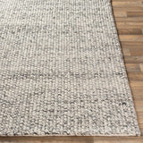 Surya rug co. | Charcoal rug | Lucerne | woven rug | rugs done right