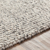 Surya rug co. | Charcoal rug | Lucerne | woven rug | rugs done right