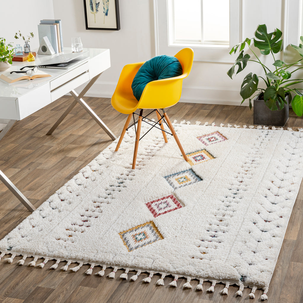 surya lofty lof 2303 white rug