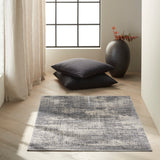 nourison rush ck953 grey beige rug