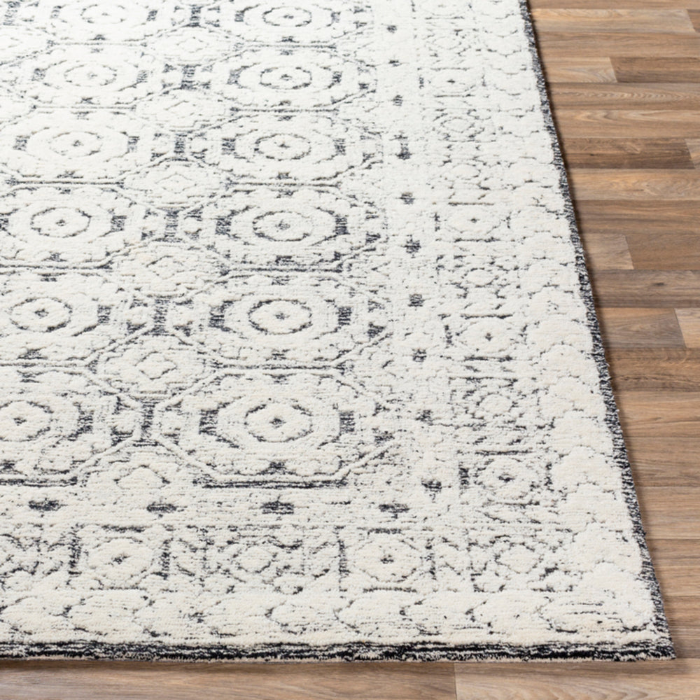 Surya rug co. | Charcoal rug | Lucerne | woven rug | rugs done right