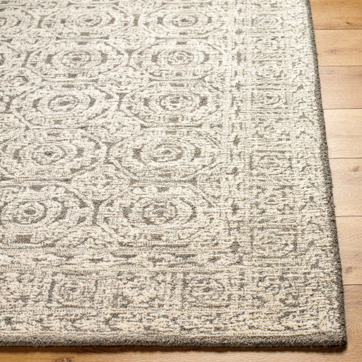 surya louvre lou 2309 light grey rug