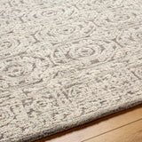 surya louvre lou 2309 light grey rug