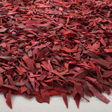Safavieh Clearance Leather Shag LSG601D Red Rug