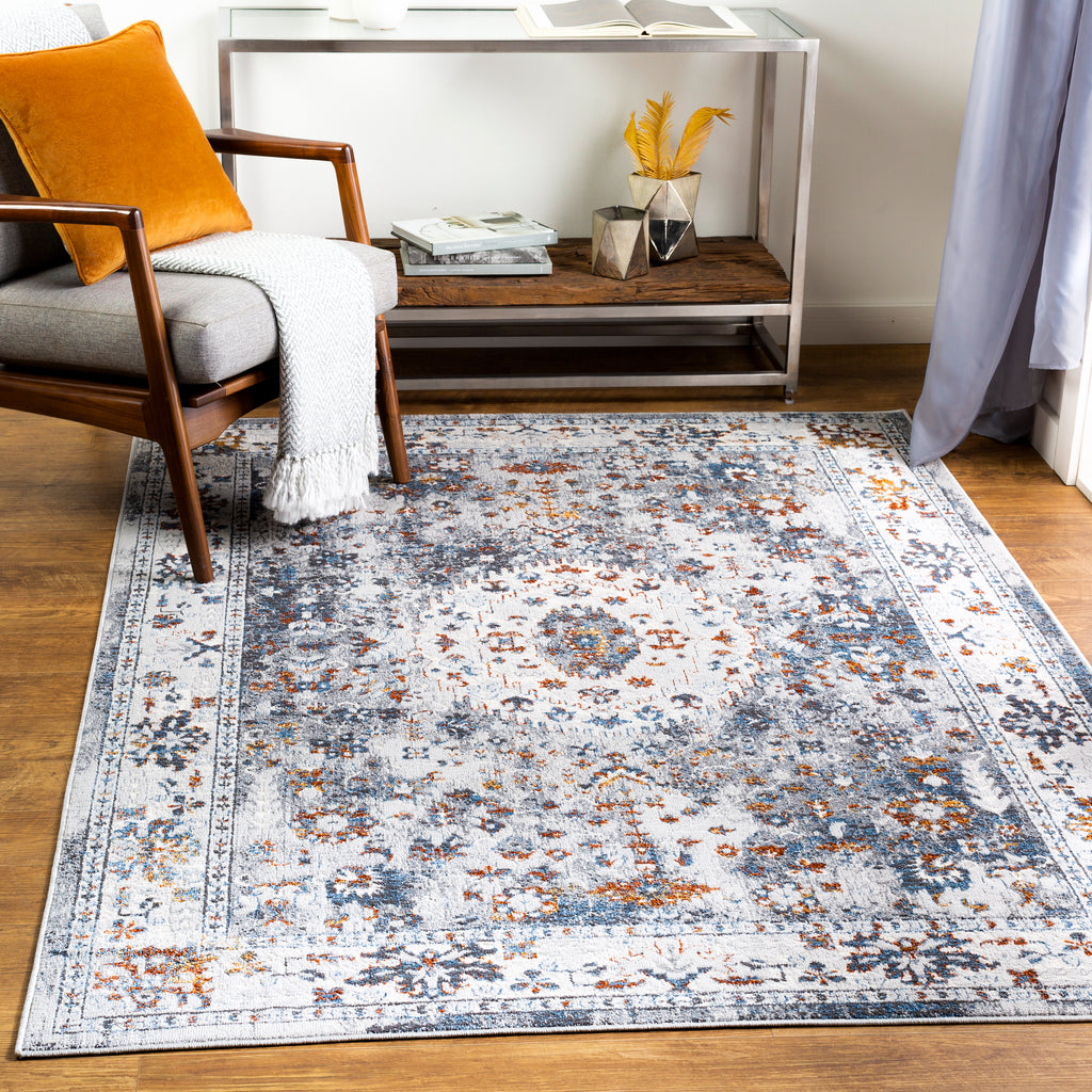 surya lustro lsr 2328 bright blue rug