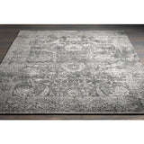 surya rug co lucknow luc 2301 charcoal rug