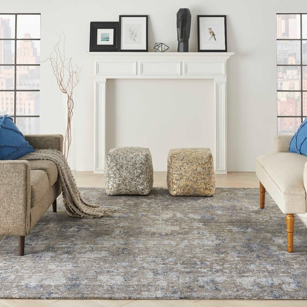 Nourison Lucent LCN03 Dove Grey Rug