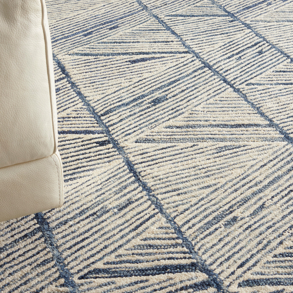 Nourison Colorado CLR01 White Blue Rug