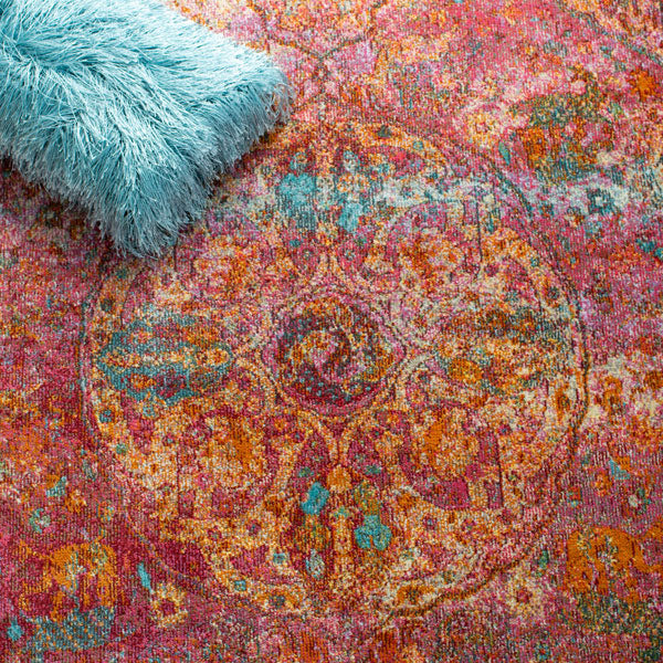 safavieh clearance luxor lux318r fuchsia rug