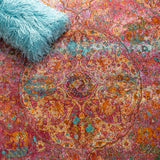safavieh clearance luxor lux318r fuchsia rug