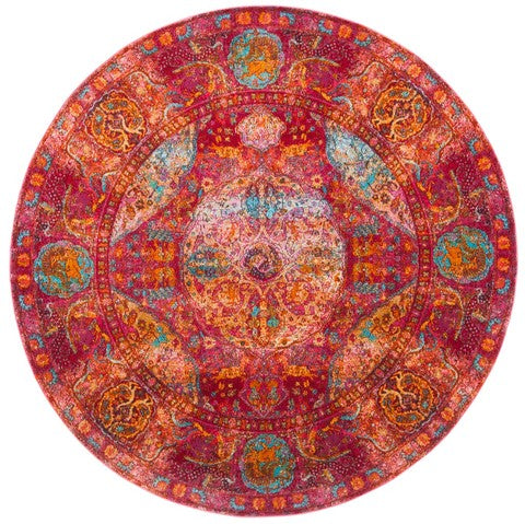 safavieh clearance luxor lux318r fuchsia rug