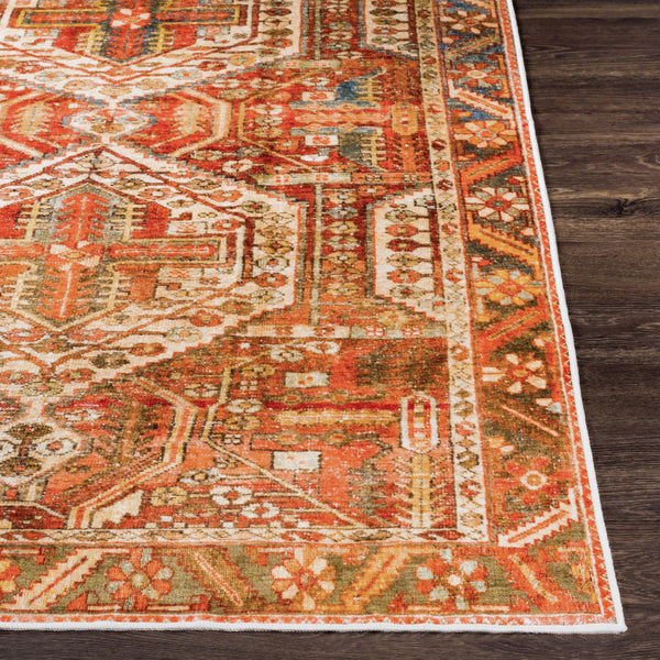 surya lavable lvb 2300 burnt orange rug