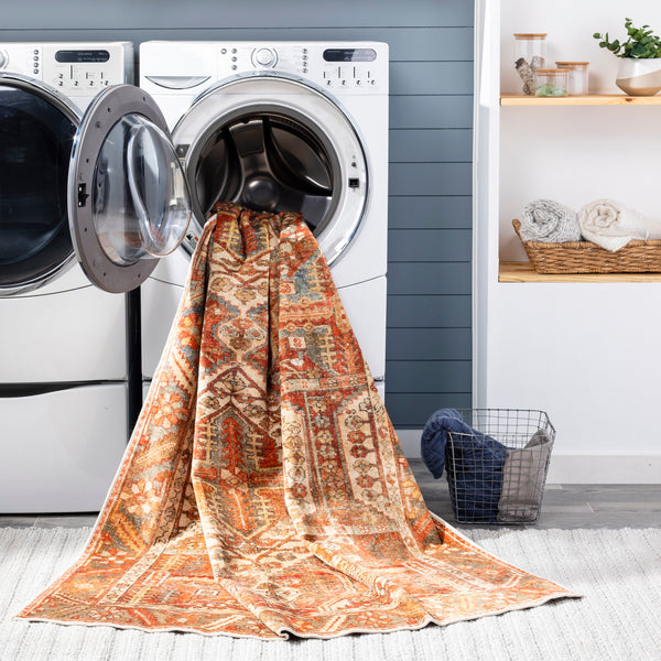 surya lavable lvb 2300 burnt orange rug