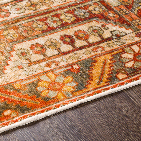 surya lavable lvb 2300 burnt orange rug
