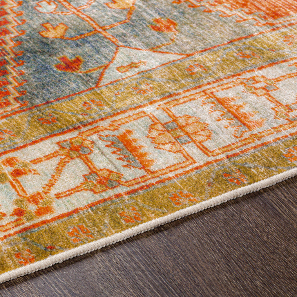 surya lavable lvb 2301 burnt orange rug