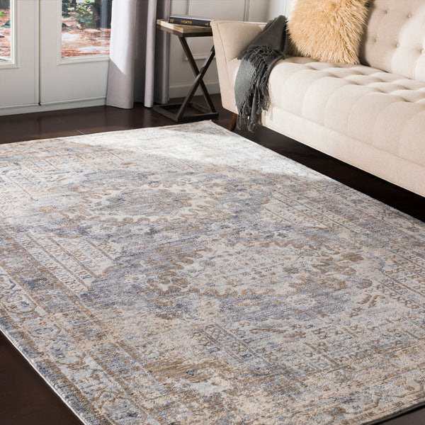 Surya Closeout Closeout Liverpool LVP-2301 Charcoal Rug