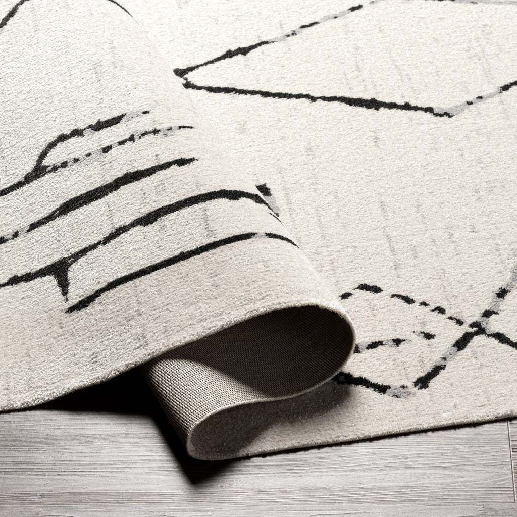 surya lavadora lvr 2318 black rug