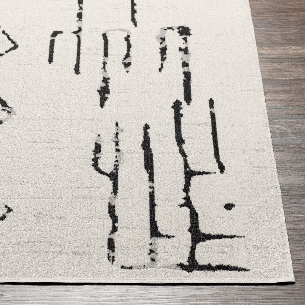surya lavadora lvr 2318 black rug