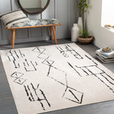 surya lavadora lvr 2318 black rug