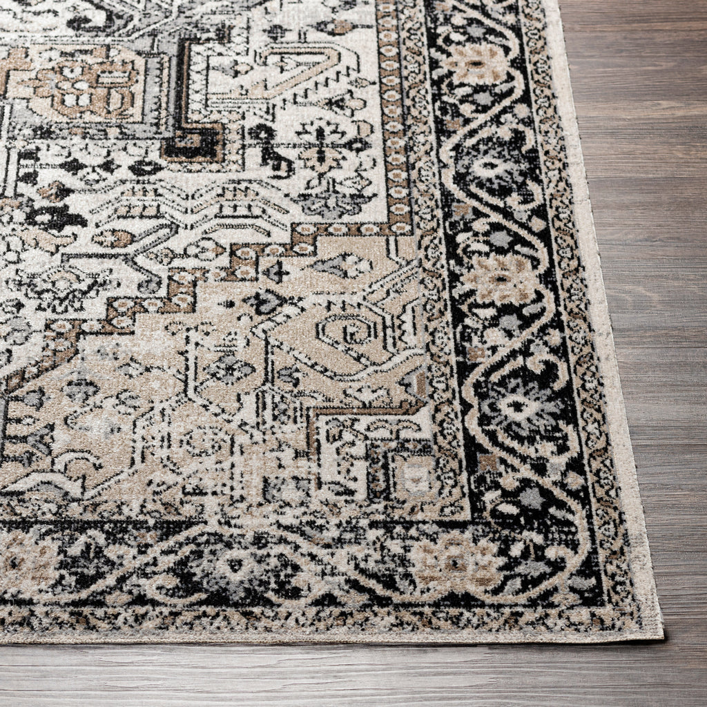 surya lavadora lvr 2322 black rug
