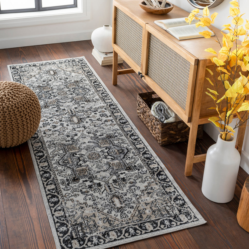 surya lavadora lvr 2322 black rug